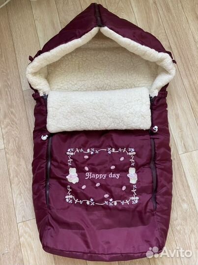 Конверт утеплённый в коляску, санки