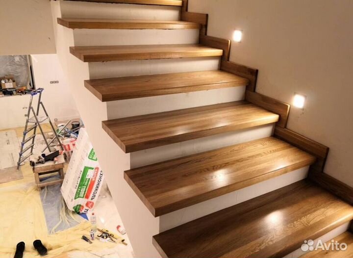 Деревянная лестница на второй этаж LTN-5508