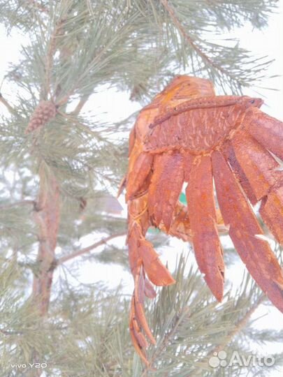 Сова (игрушка) из кожи, ручная работа