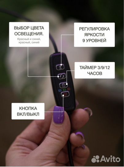 Фитолампа для растений новая