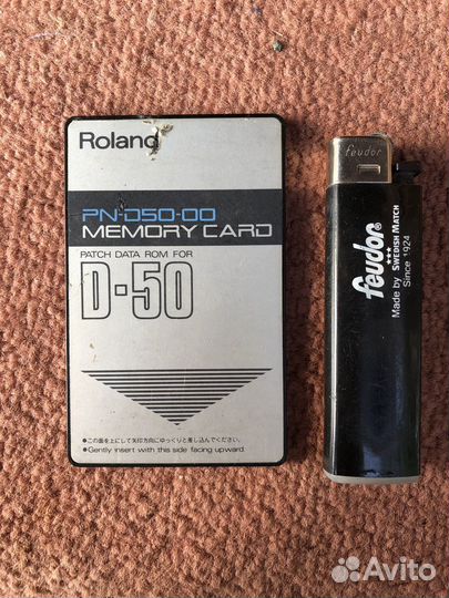 Roland D-50 Memory Card