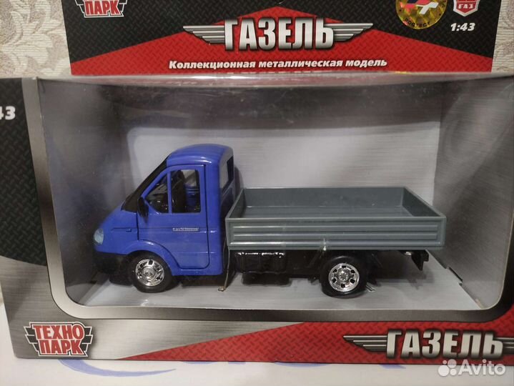 Масштабная модель игрушка Газель Технопарк 1:43