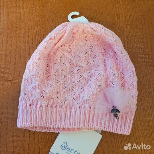 Шапка для девочки новая весна 52-54
