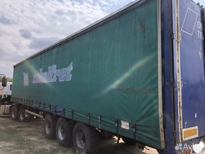 Надстройка полуприцепа штора