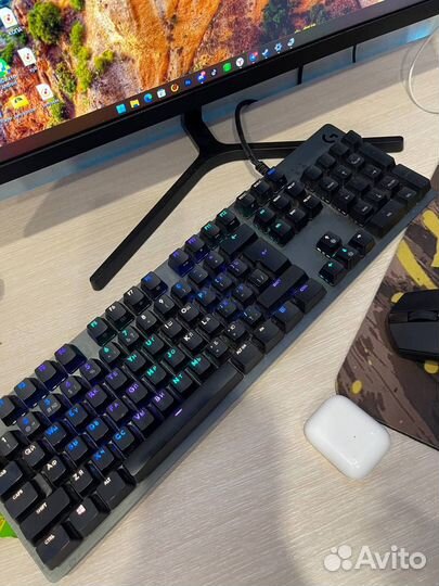 Игровая клавиатура logitech g512 carbon