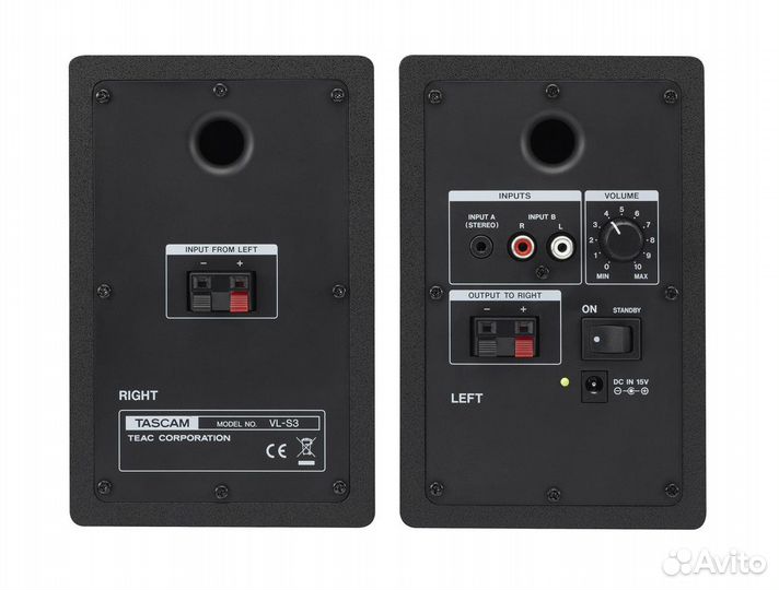Tascam VL-S3 звуковые мониторы (пара)