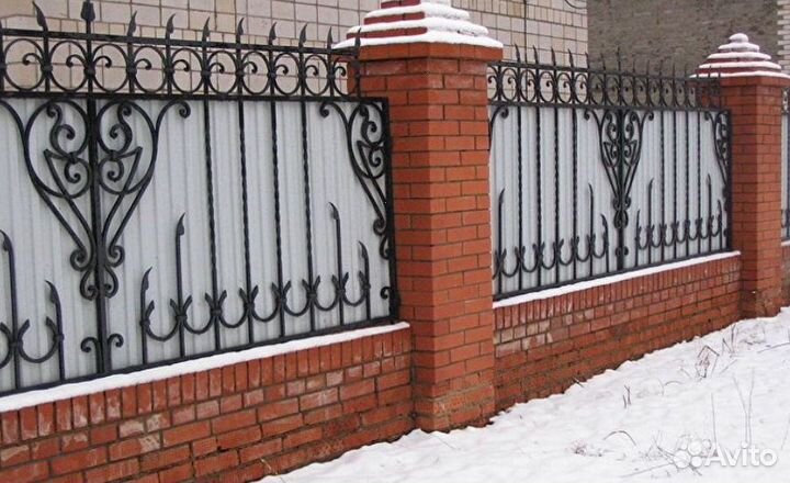 Забор из профлиста ,ворота, калитки быстро