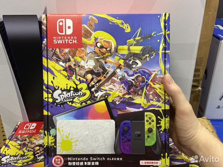 Nintendo switch oled splatoon 3 edition новая