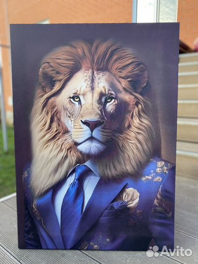 Картина лев