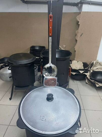 Казан чугунный 12 литров