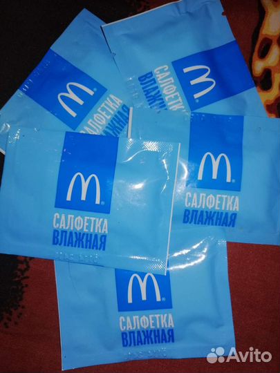 Влажные салфетки McDonald's