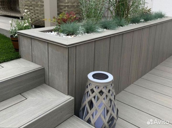 Террасная доска дпк шлифованное тиснение