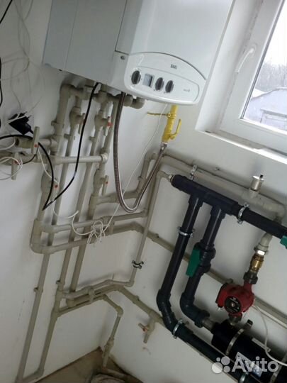 Монтаж отопления, водопровода и сан-тех приборов