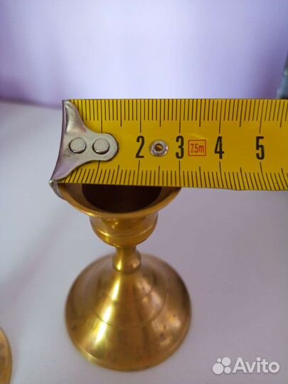 Подсвечник латунь пара