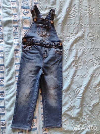 Джинсовый комбинезон для девочки 116