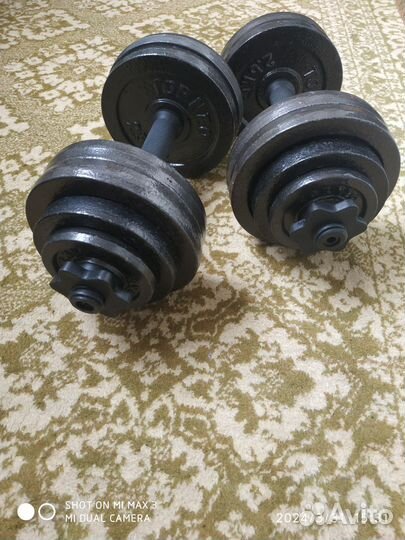 Гантели разборные Торнео 29 кг