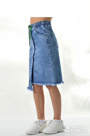 Юбка джинсовая
