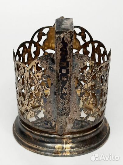 Подстаканник серебряный 875пр