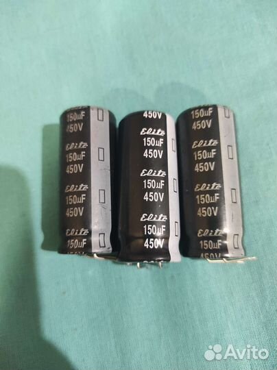 Конденсаторы электролитические большой выбор