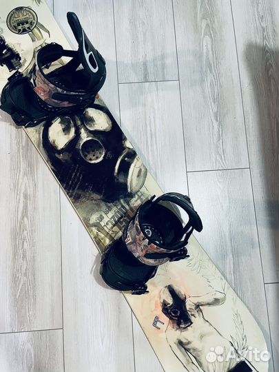 Сноуборд комплект Atom 151 + крепления