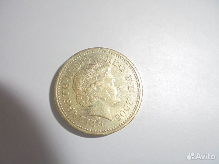 Один фунт Великобритании 1984+1985+2003+2005