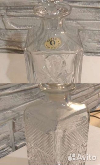 Графин и штоф хрустальный СССР