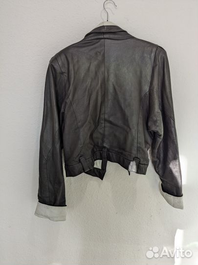 Кожаная куртка женская винтаж
