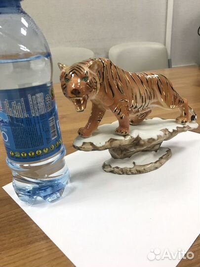 Тигр керамическая скульптура