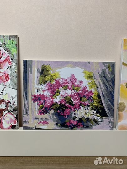 Картины по номерам раскрашенная