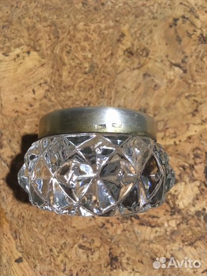 Солонка серебряная