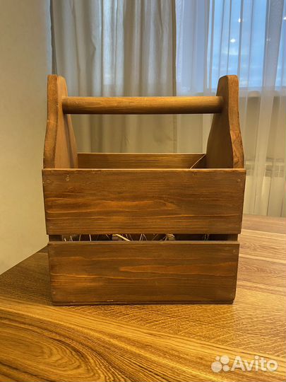 Ящик сувенирный деревянный под напитки