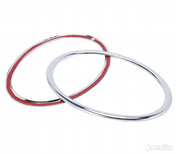 Накладка на фары хром для Nissan Juke 2010-2014