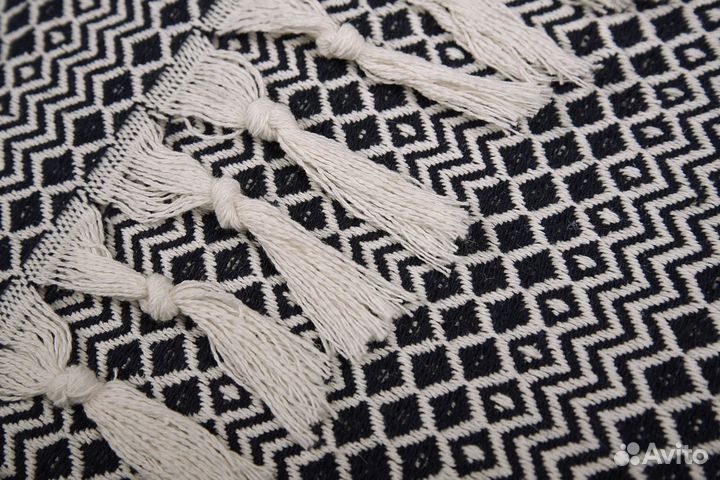 Плед хлопок Venera 200х230 см, цвет Антрацит