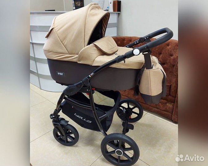 Коляска 2в1 Riko Bella коричневая Новая в упаковке