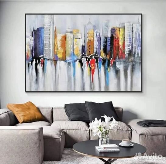 Картина маслом на холсте Интерьерные картины масло