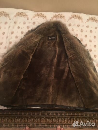Элитная, Фирменная Дубленка, Натуральная Кожа, Нат