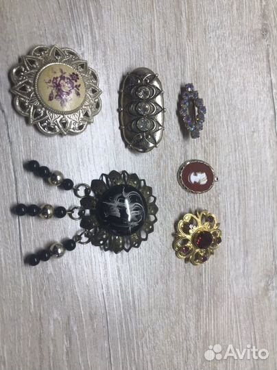 Винтажные броши СССР