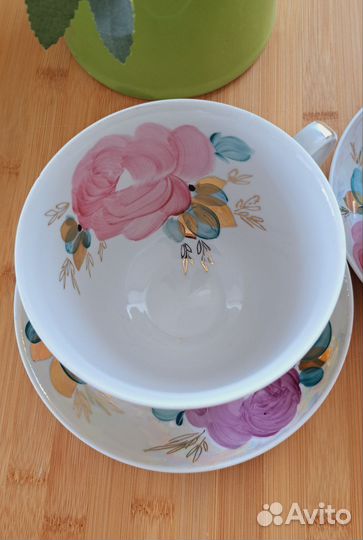 Чайная пара - гигант Дулево