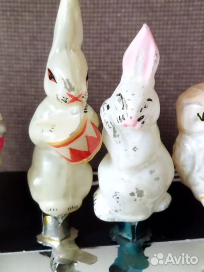 Елочные игрушки СССР на прищепке