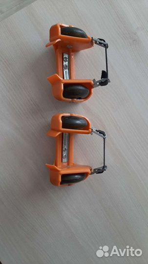 Ролики детские на обувь со светящимися колёсами