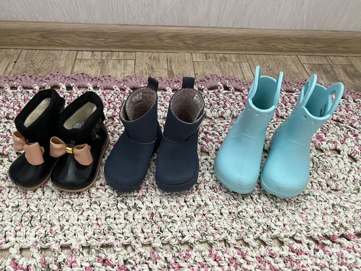 Резиновые сапоги crocs, mini sed