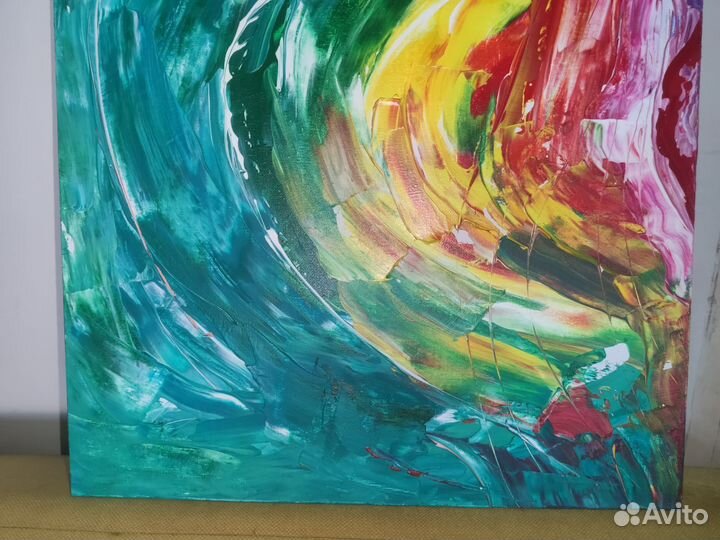 Картина абстракция акрил