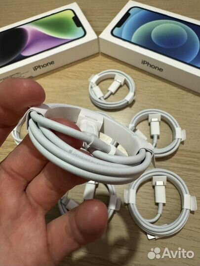 Провод Apple Lightning и USB Type-C новый оригинал