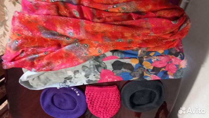 Шарфы, береты, шапка