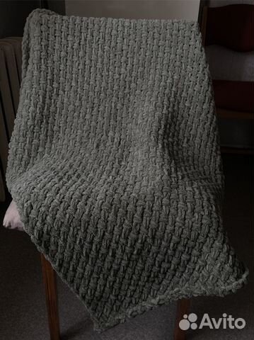 Вязанный плед для новорожденных