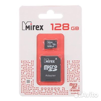 Карта памяти micro sd с адаптером