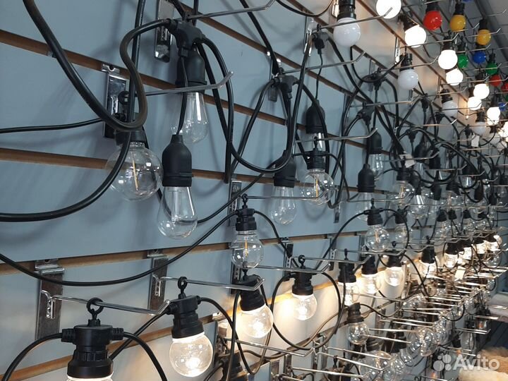 Ретро гирлянда уличная