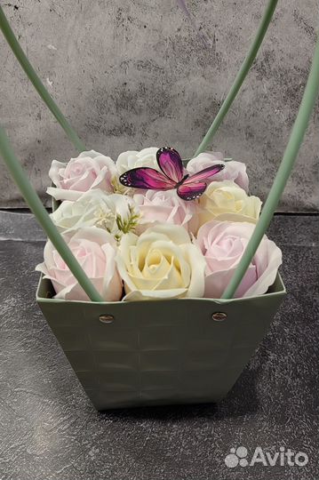 Букет цветов из мыла