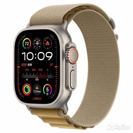 Apple Watch Ultra 2 49mm Titanium Tan Alpine