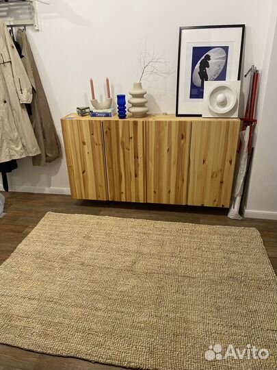 Джутовый ковер H&M